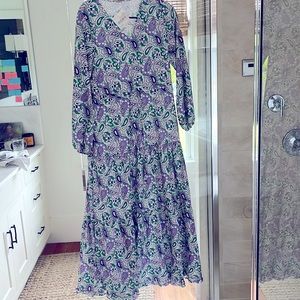 Long sleeve maxi dress